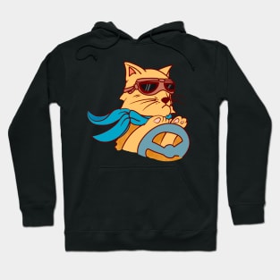 Motorsport Race Cat Racer Pop Art Hoodie